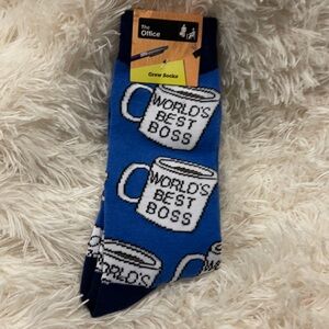 6/$20 New The Office World’s Best Boss Socks